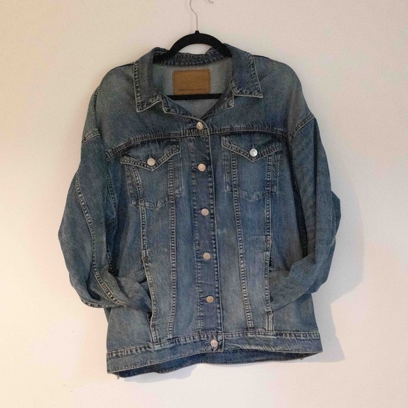 AE Boyfriend Denim Jacket - Picture 3 of 7